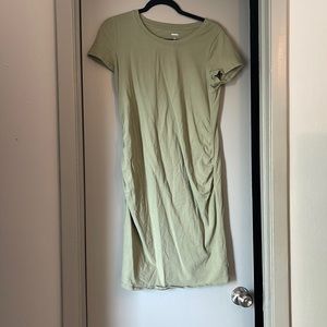 Short Green Maternity Dress